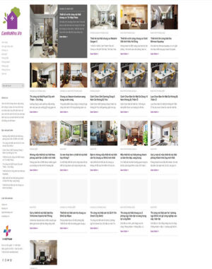 Mẫu website Blog House